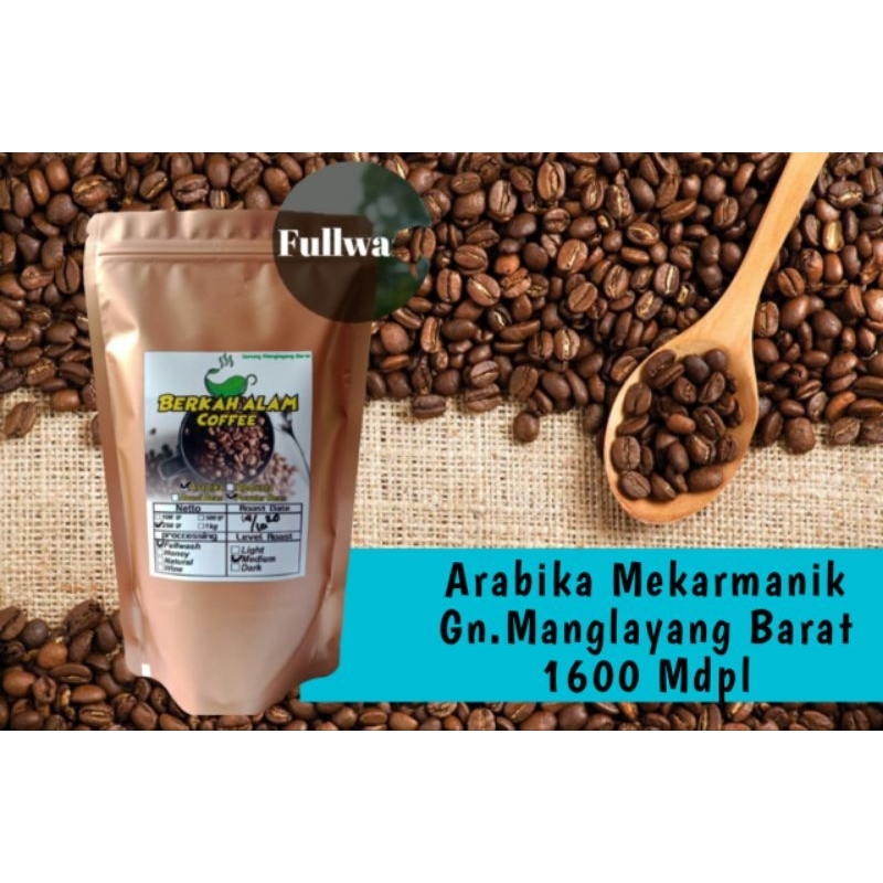 

Kopi Mekarmanik Arabika Fullwash 1 kg Roastbean/Bubuk