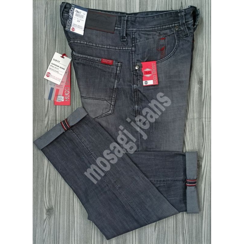 CELANA PANJANG JEANS PRIA HUGOGHOST PREMIUM SLIMFIT