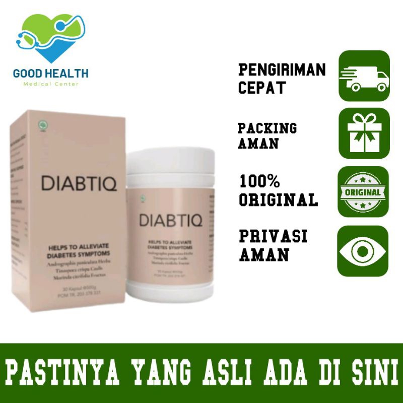 DIABTIQ ASLI ORIGINAL OBAT HERBAL DIABETES KENCING MANIS DIABTIQ ASLI BERKUALITAS