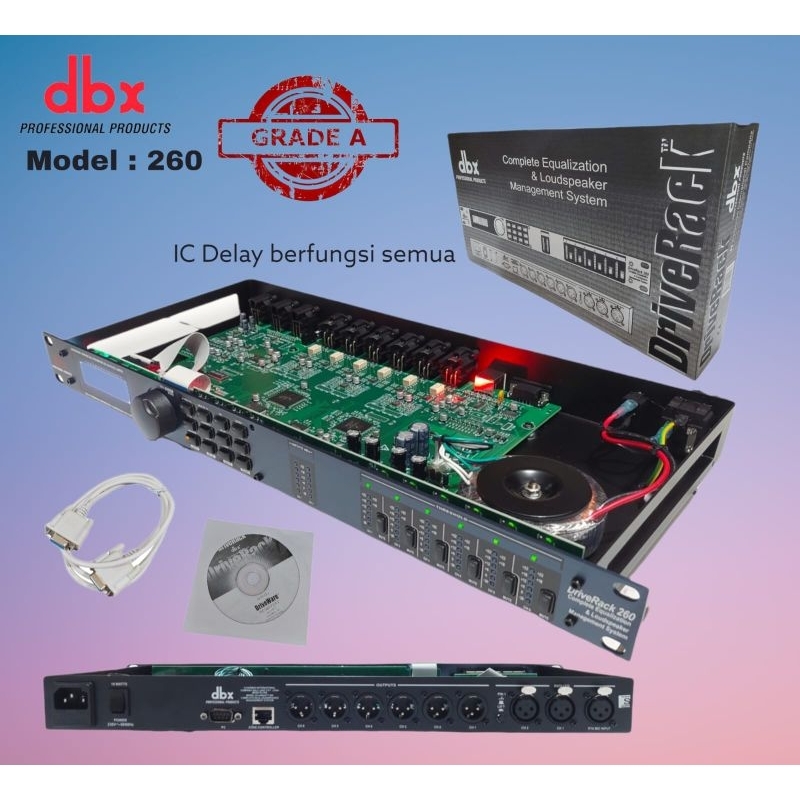 Drive Rack Dbx 260 Delay Fungsi Kualitas Bagus ic dari jepang keluaran terbaru