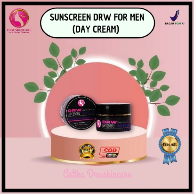 Sunscreen Drw Skincare for men untuk kulit berminyak berjerawat
