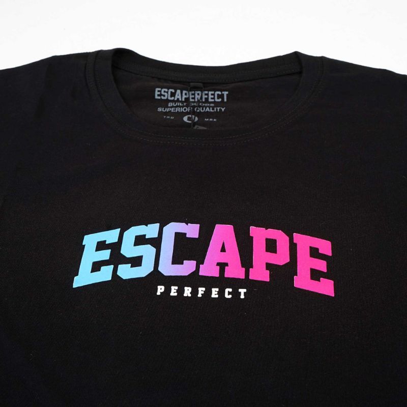 T-shirt ESCAPE PERFECT kaos distro simple pria/wanita cotton Combed24s