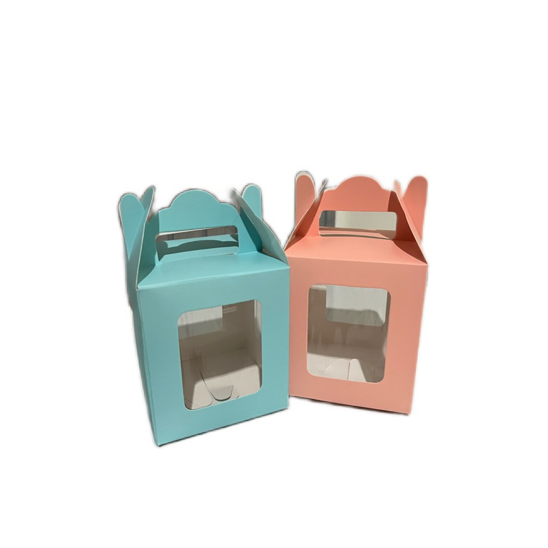 

Paperbox Uk. 9 x 9 x 10,5 cm Ivory TANPA TATAKAN CUPCAKE