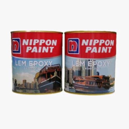 

NIPPON PAINT LEM EPOXY NON SAG 700gram 2 KOMPONEN BASE DAN HARDER
