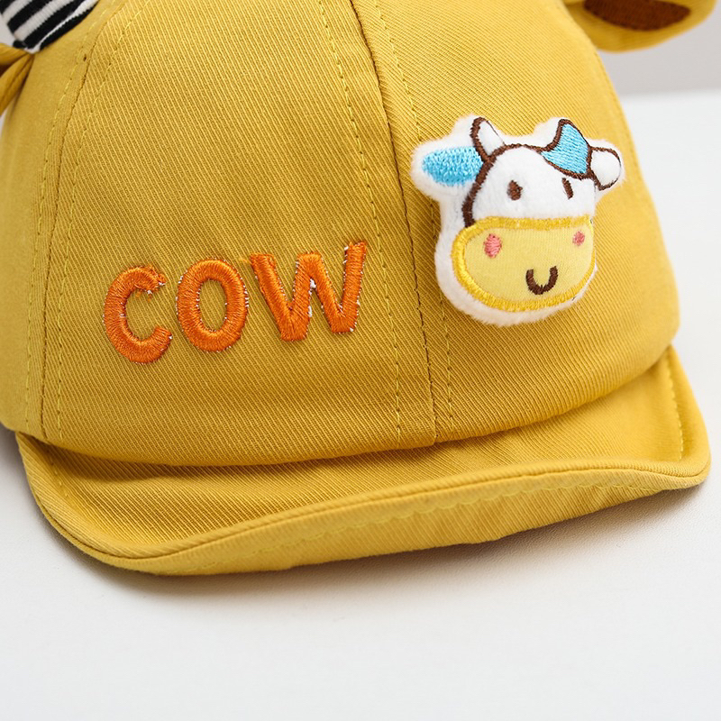 8-24 bulan Topi Baseball Import Model Cow Tanduk Garis