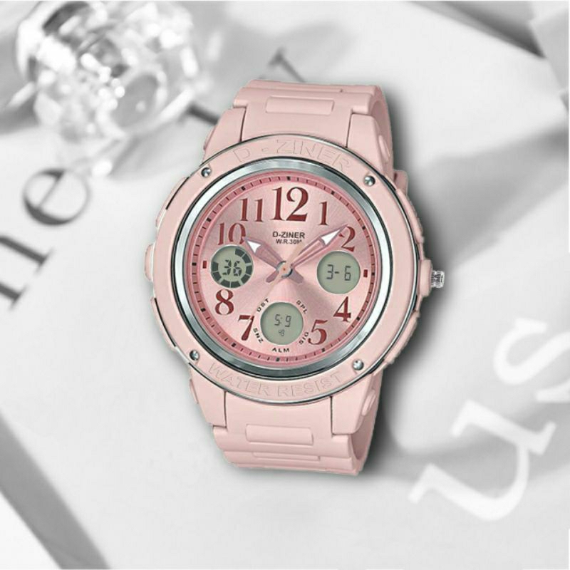 DZINER 8273 JAM TANGAN WANITA ORIGINAL TERLARIS FASHION KASUAL KESEHARIAN