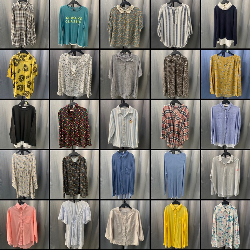 (PART1)THRIFT SALE READY MAKASSAR BAJU KEMEJA BLOUSE WANITA TERMURAH KOREAN THRIFTING KAOS PREMIUM B