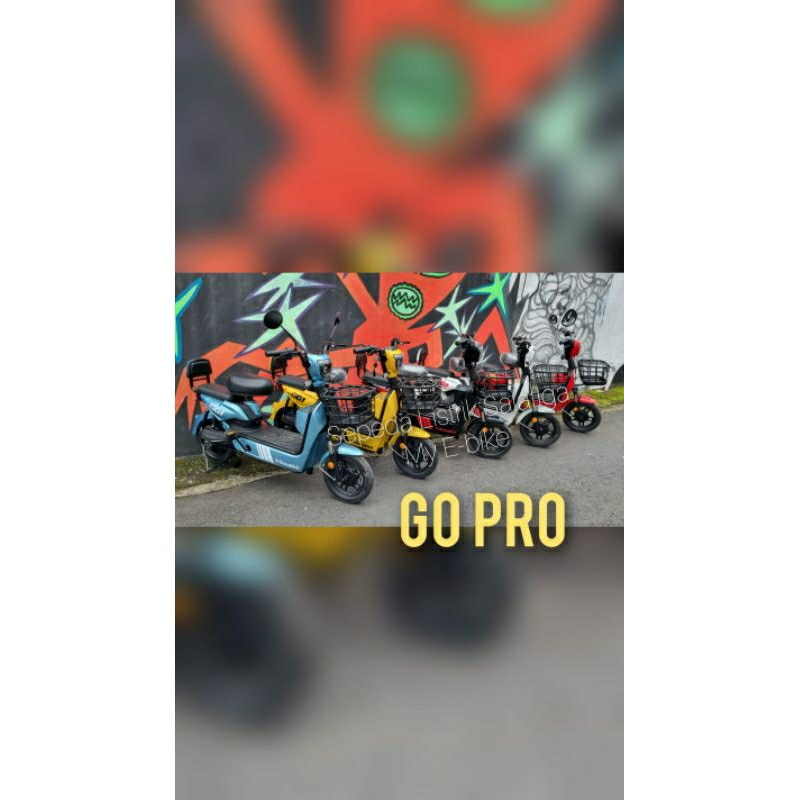 Sepeda Listrik Go Pro tanpa footstep promo