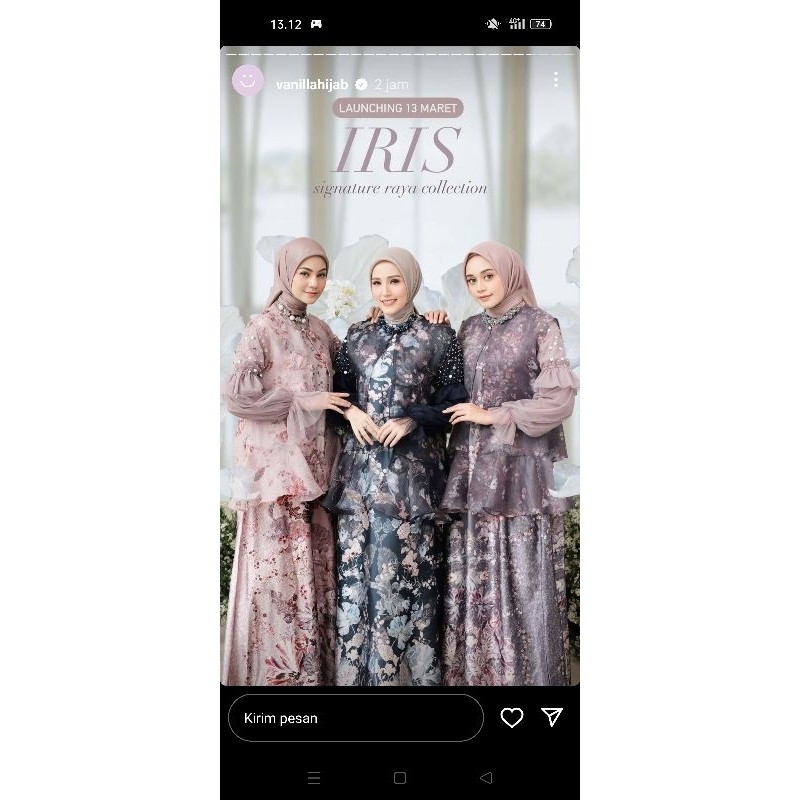 Irish dress vanilla hijab warna Oscar