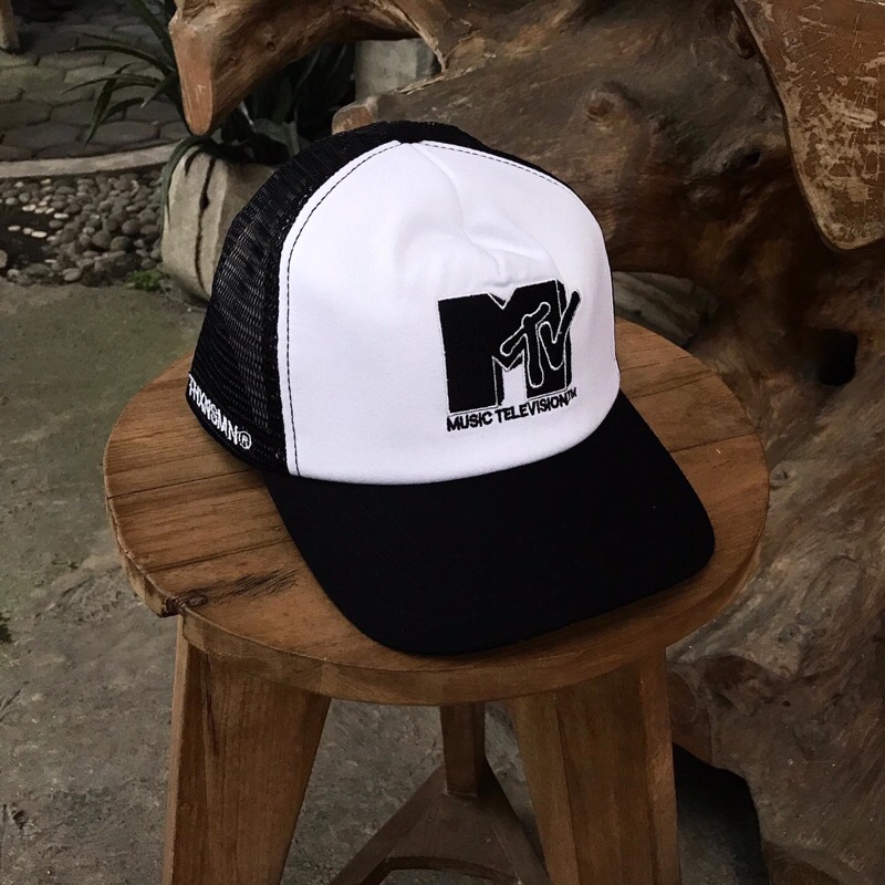 THANKSINSOMNIA X MTV LOGO TRUCKER HAT