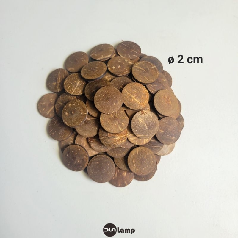 Tatakan Dudukan Moss Bonsai Aquascape Aquarium Batok Kelapa 2cm