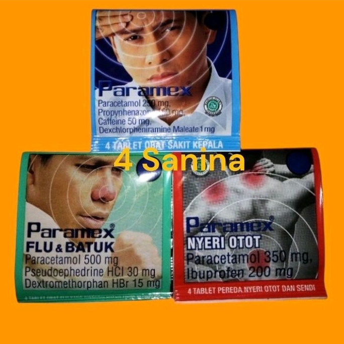 Paramex tablet all variant/obat batuk paramex