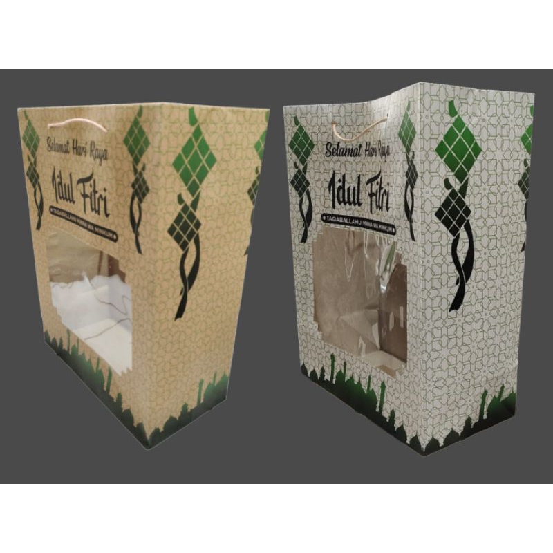 

paperbag idul Fitri 26x13x33cm tas kertas lebaran mika