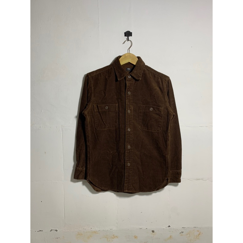 KEMEJA UNIQLO CORDUROY SECOND ORIGINAL