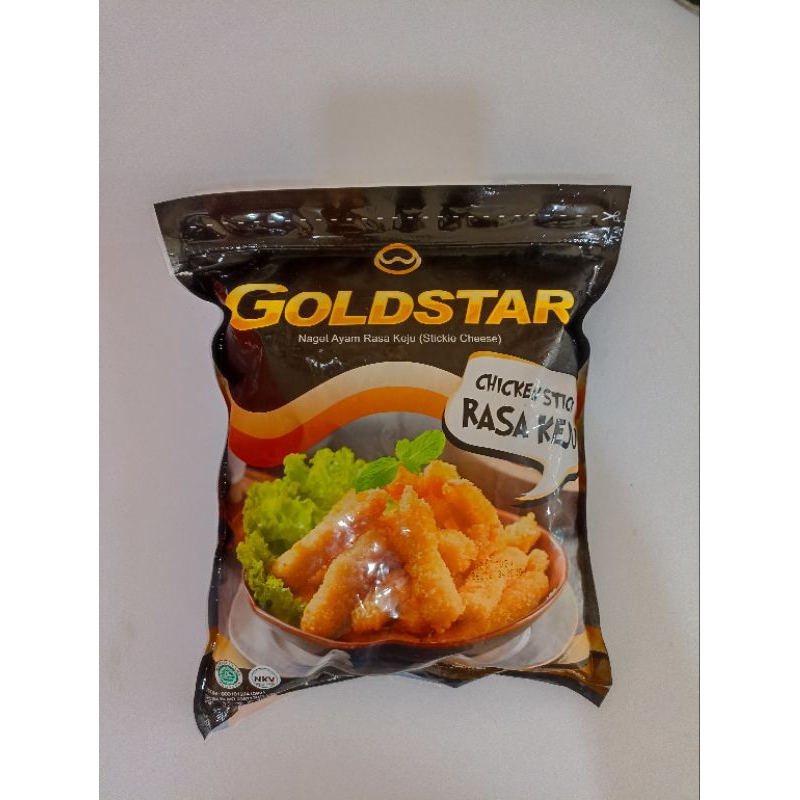 

Golstar Chicken stick Rasa keju 500gr naget ayam rasa keju