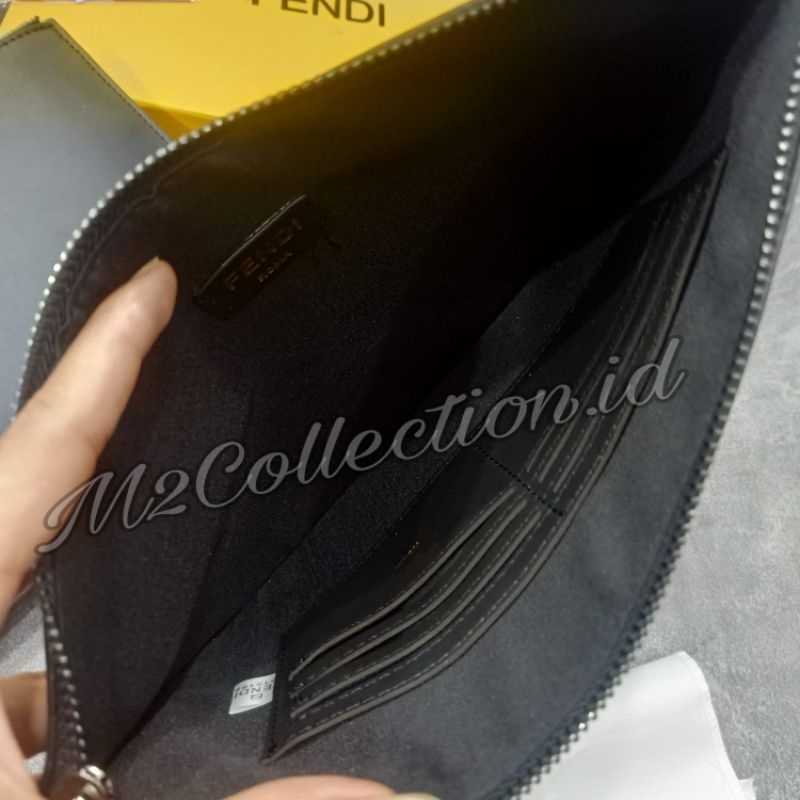 Clutch Fendi Tas Tangan Kulit Premium Import