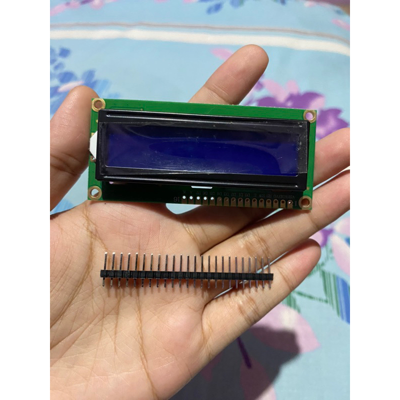 LCD I2C 1602 BLUE 16x2 BIRU DISPLAY + I2C