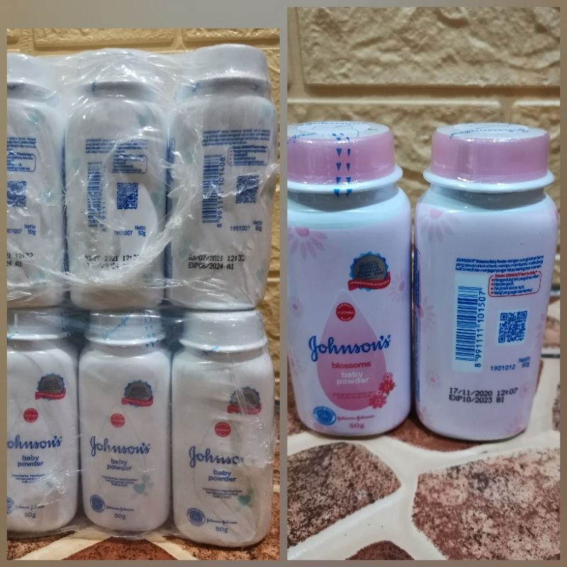 Paket Hemat Jonhsons Baby powder 50gr x 2