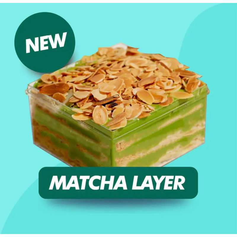 

MATCHA LAYER PUFF PASTRY BITTERSWEET BY NAJLA ( ready stock )