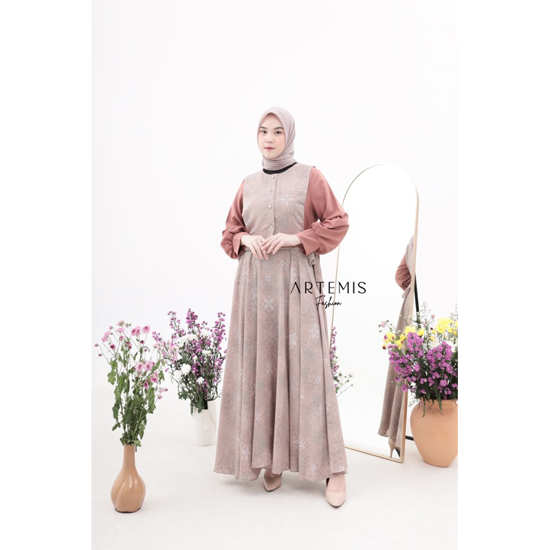 NEEVA PART 2  MAXI DRESS (Cek Caption)