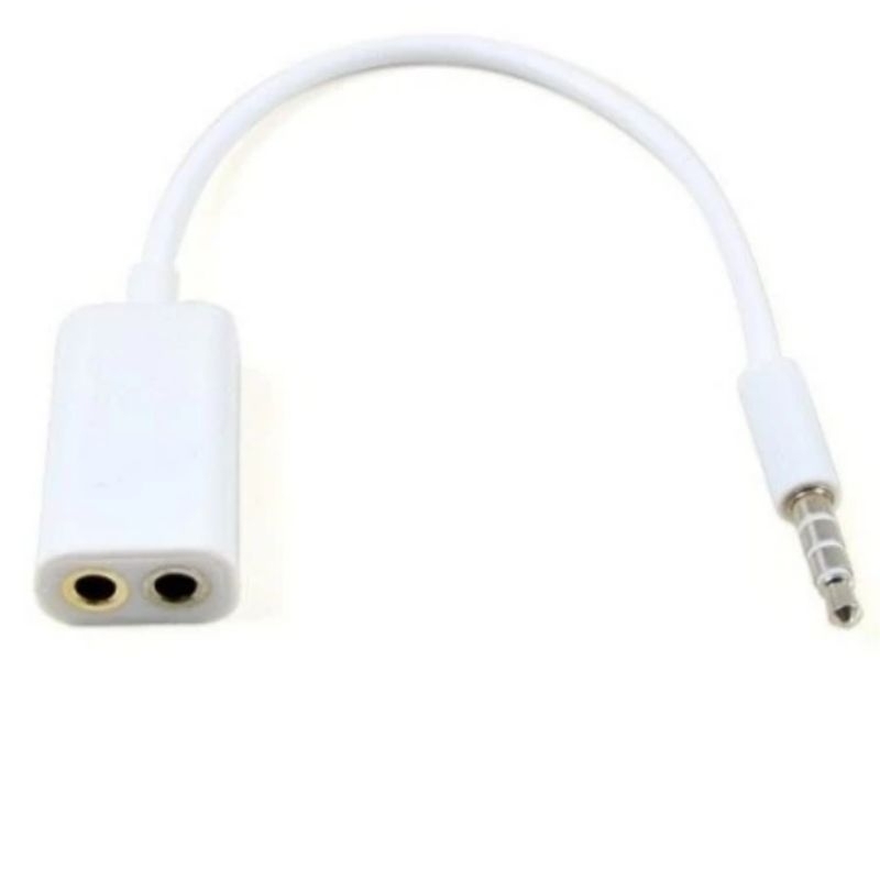 SKU-1178 KABEL ADAPTER AUDIO SPLITTER 3.5MM TO 3.5MM MIC DAN AUDIO