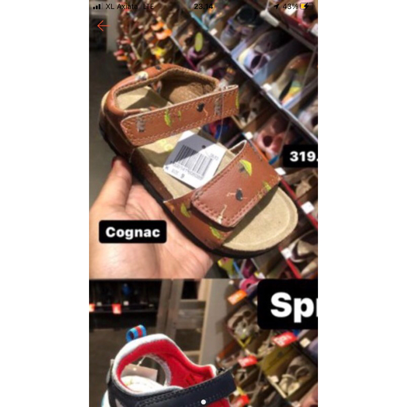 Sprox by Payless Children Strap Bart Sandals Cognac sandal anak payless