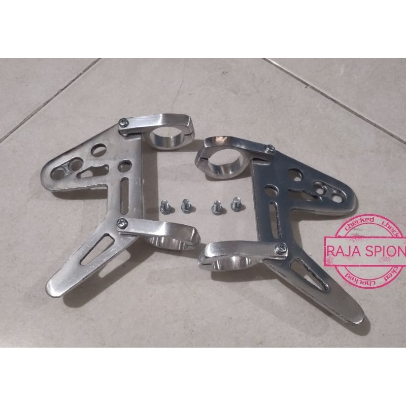 kupingan lampu rx king/breket lampu rxking lubang 30/kupingan lampu rxking model cnc