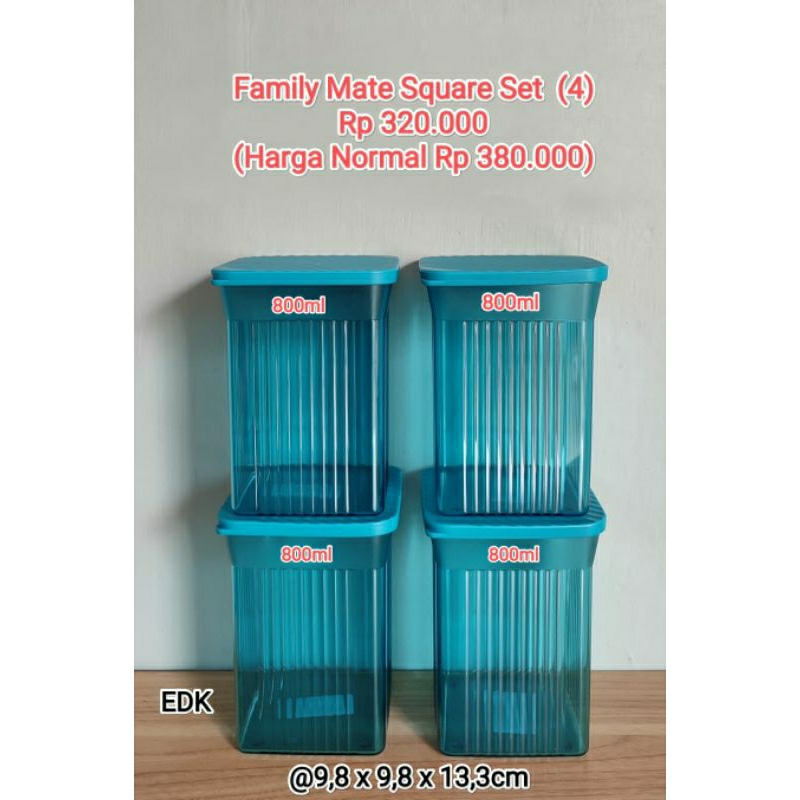 Family mate square set (4)