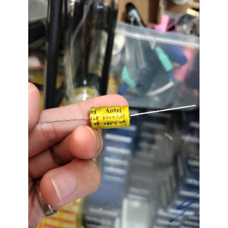 elco 4.7uf 50v non polar , 4.7/50v non polar