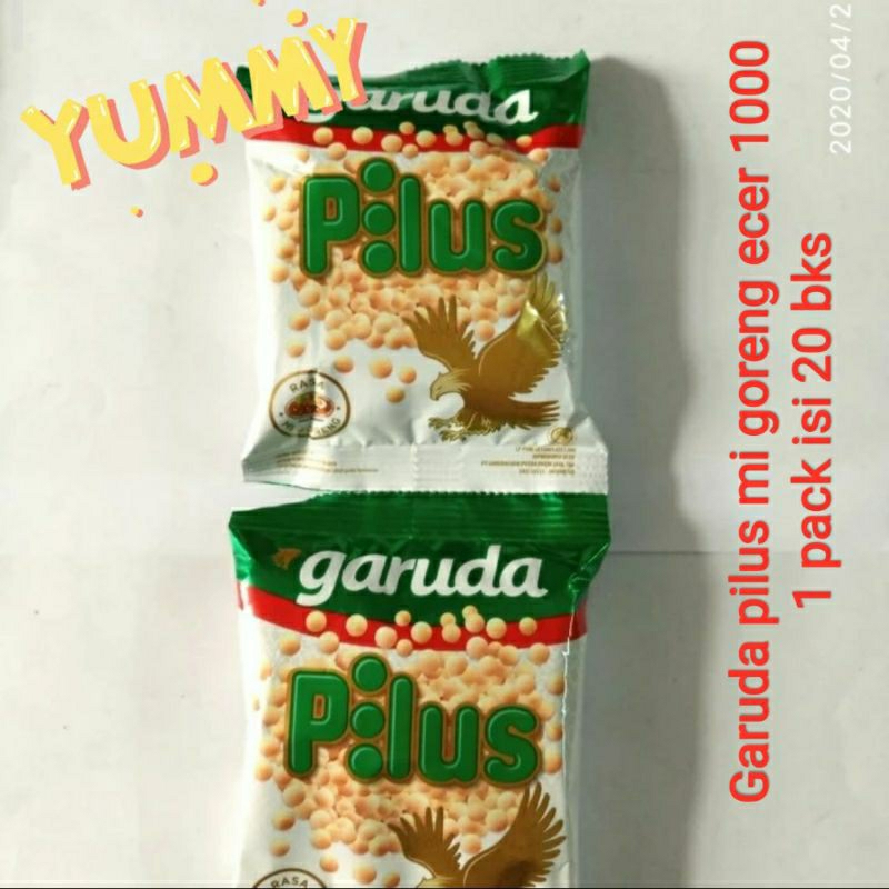 

snack pilus garuda mi goreng eceran 1000 | 1 pack isi 20 bks