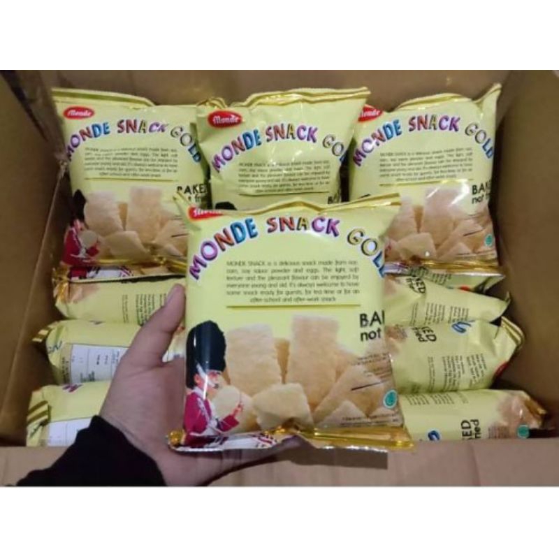 

MONDE SNACK GOLD KEMASAN 30 gram isi 3 TERMURAH