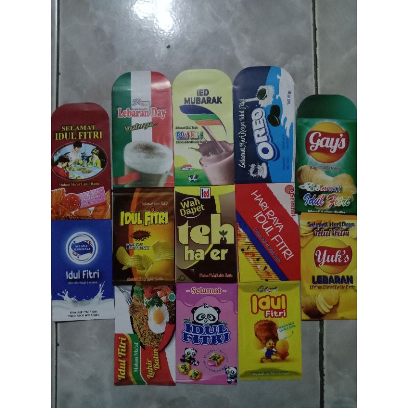 

amplop lebaran gambar snack