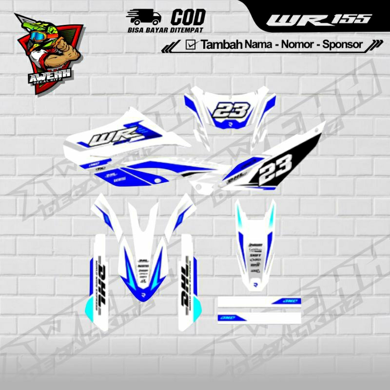 DECAL STIKER WR 155 - STIKER WR 155 FULL BODY