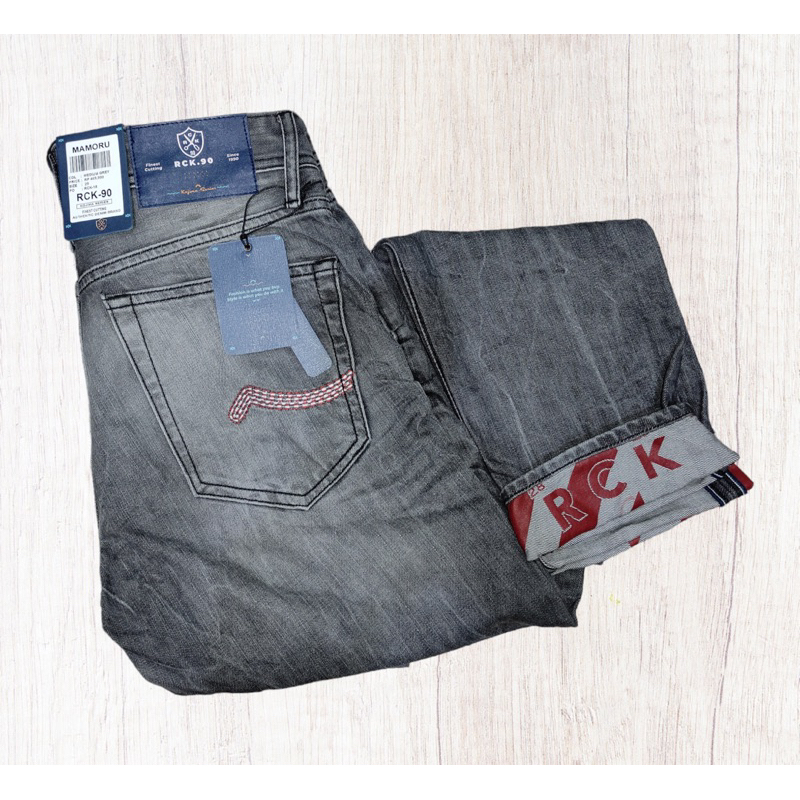 Celana Rockstar (rck’90) Jeans Panjang Medium Grey