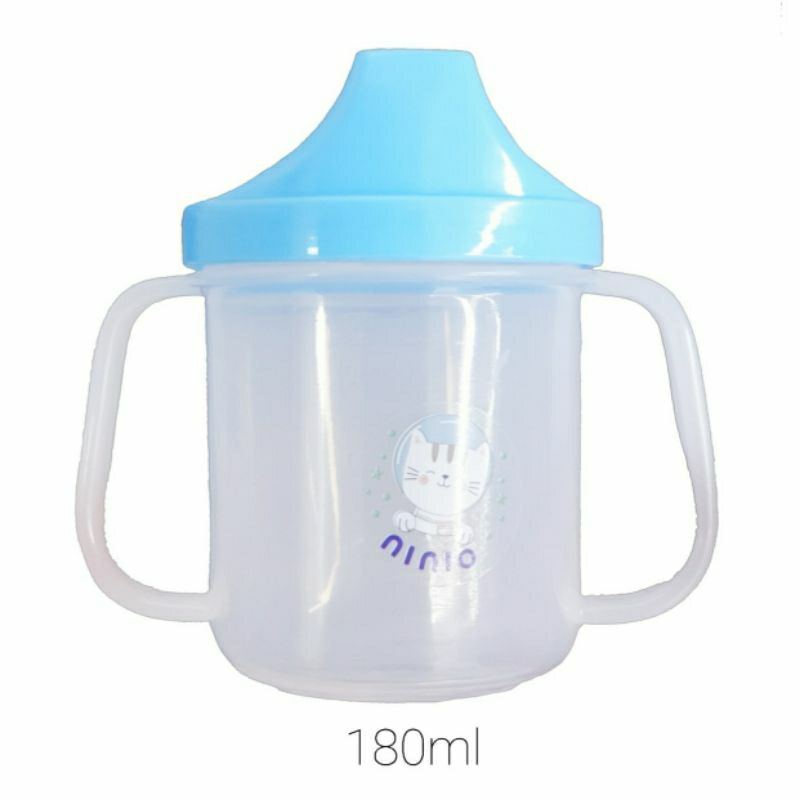 Ninio Perlengkapan Makan Bayi | Baby Bowl | Training Cup 4m+ BPA FREE | Baby Spoon Fork | Peralalatan Makan