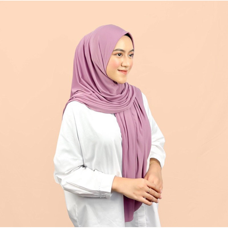 Hijab Segitiga Instan Jersey Malay