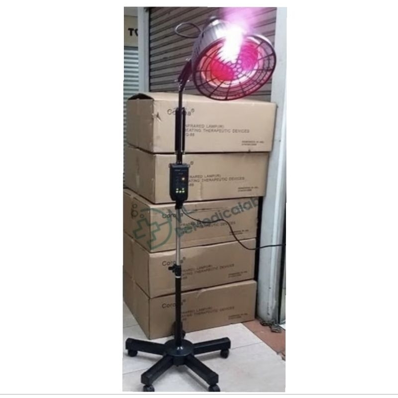 Lampu Terapi Infrared TDP CQ-88 Corona 150 Watt Bohlam Philips Berdiri
