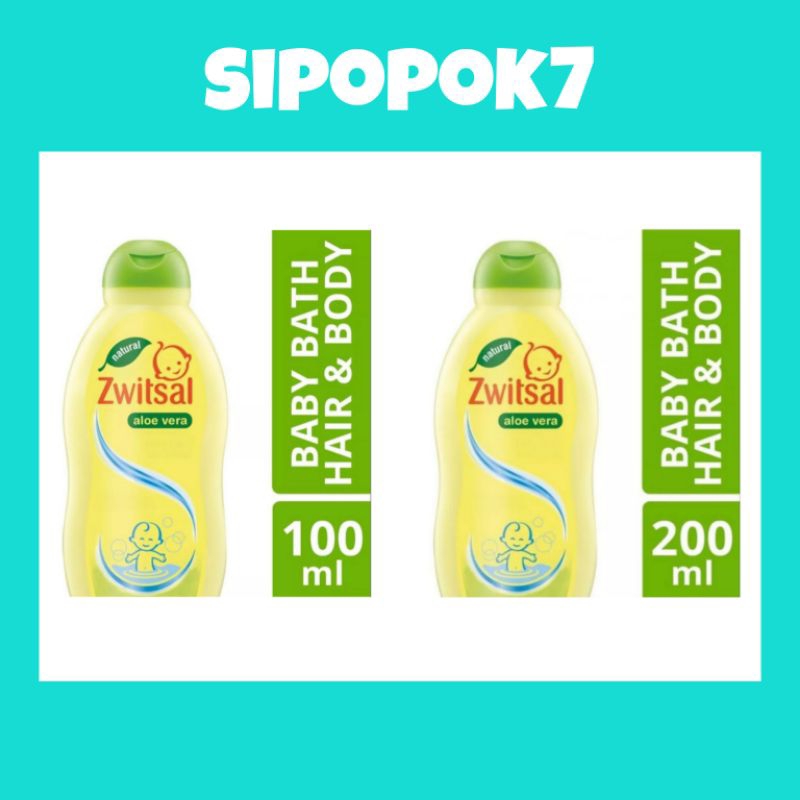 zwitsal baby bath 2in1 hair and body 200ml