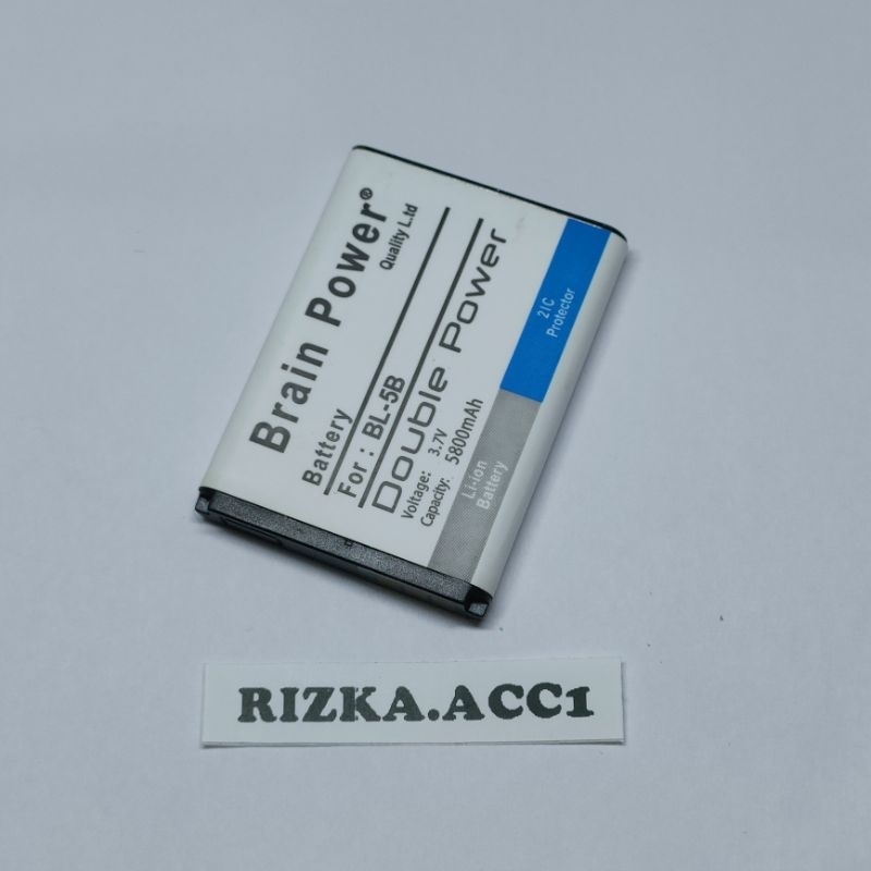 Baterai Batre Hp Nokia 3220 3230 5070 BL-5B BL5B 5B Double Power Battery Batrai Hp