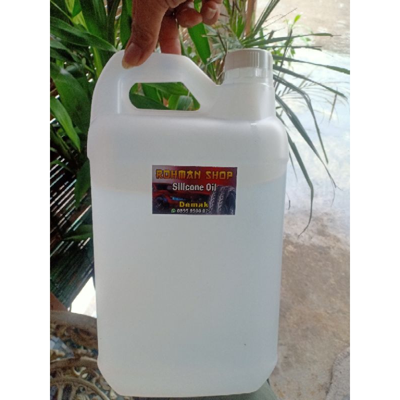 SILICONE OIL MURNI PELUMAS KEMASAN 5 LITER