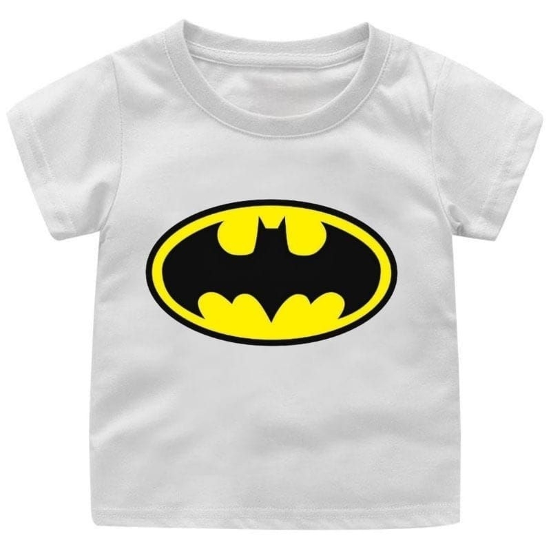 BAJU KAOS ATASAN ANAK-ANAK/REMAJA/DEWASA MOTIF BATMAN 1-15TAHUN/REMAJA/DEWASA 9WARNA