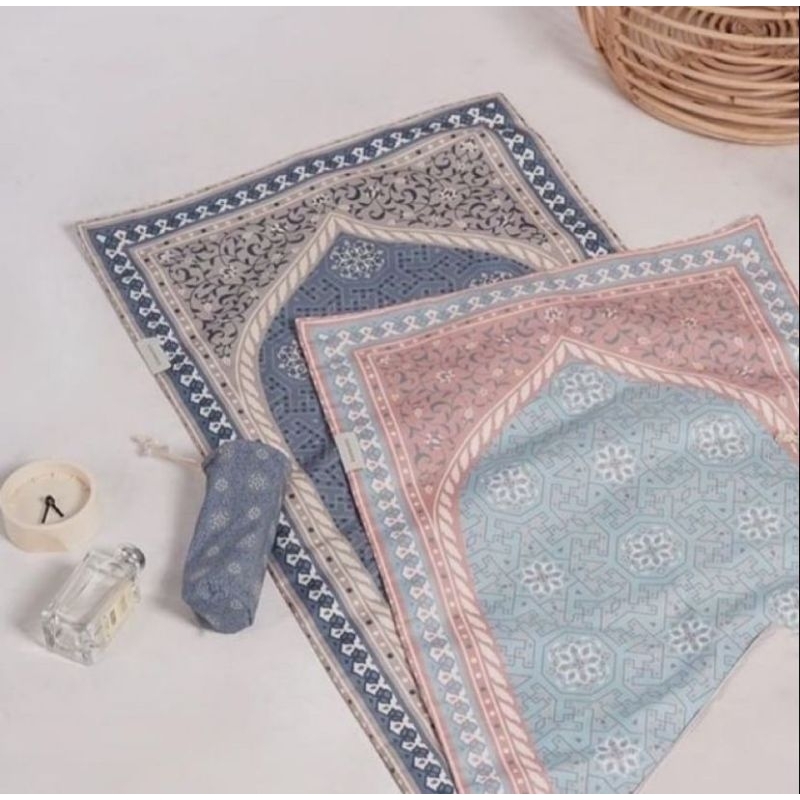 [Grosir/3Pcs]Sajadah Motif Sajadah Traveling Pouch