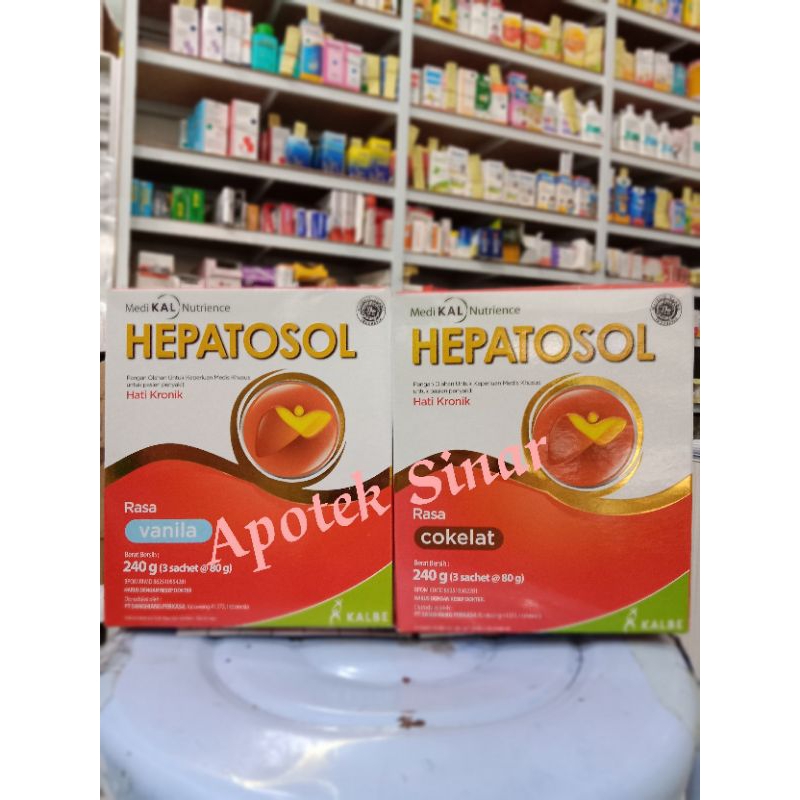 

HEPATOSOL 240 GRAM RASA VANILA dan COKELAT