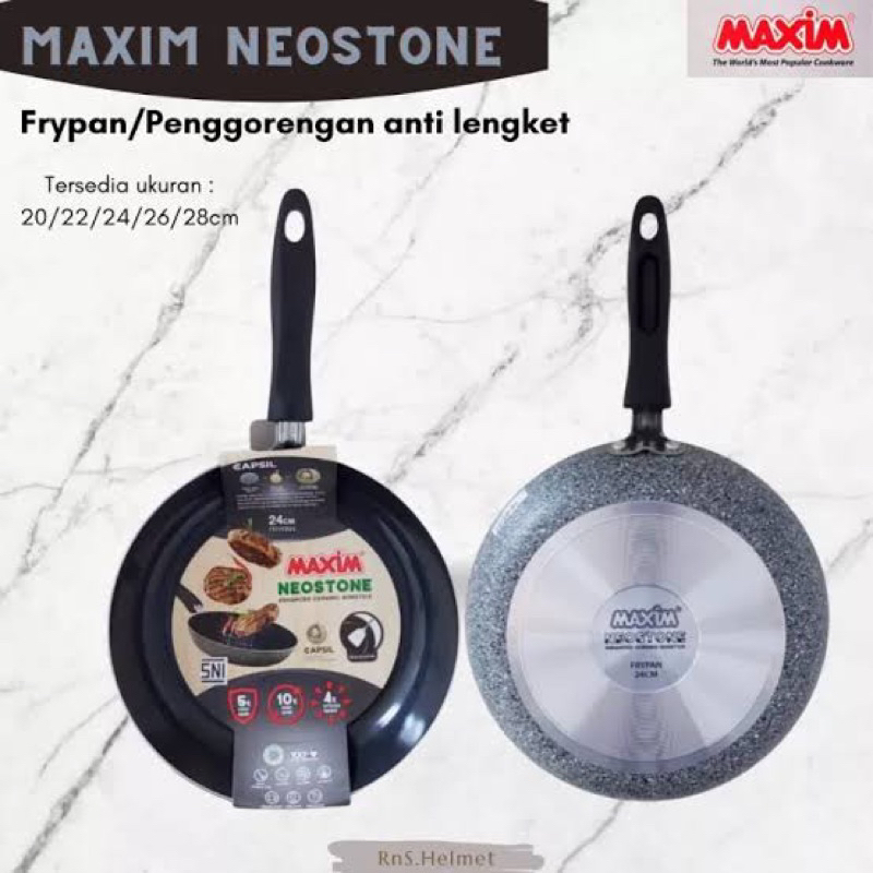TEFLON MAXIM NEOSTONE CRAMIC / Frypan Maxim keramik NEOSTONE
