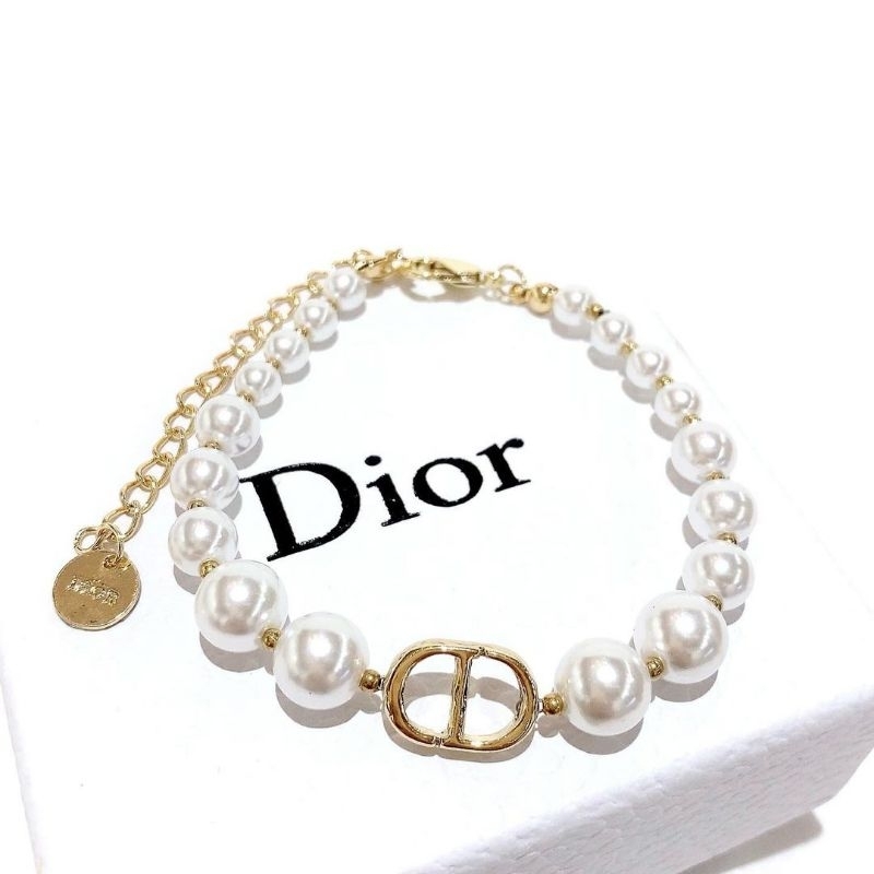 Kalung gelang Mutiara Fashion import Motif D1or Premium Quality  Mutiara Pearl mix lapis Silver925 perak Rt993