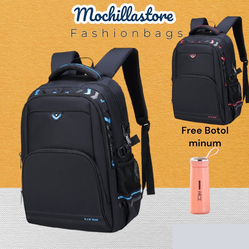 Mochillastore - Tas Ransel Sekolah Anak Laki-laki Tas Ransel Backpack Anak Sekolah SD SMP SMA Tas Anak Remaja Muatan Besar masuk Buku Paket  LKS dan Laptop + Tambler Tas COD Termurah