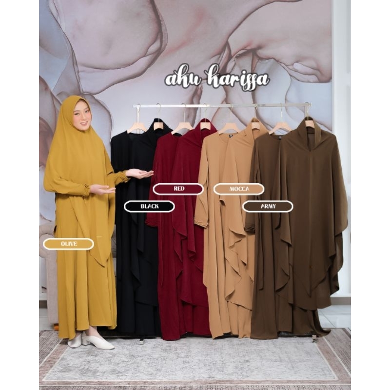 GAMIS SET SYAR'I NURLIANI BY AKU KARISSA/ GAMIS TERBARU AKU KARISSA/ GAMIS SET AKU KARISSA
