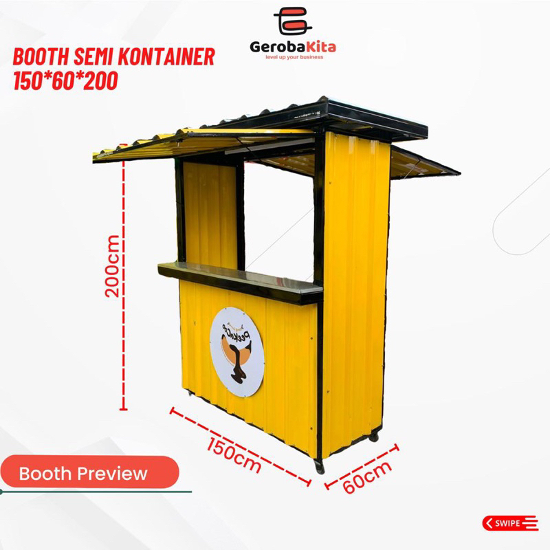 Booth Semi Container