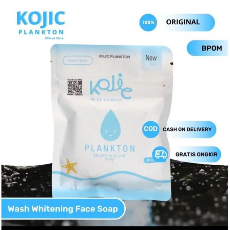 Kojic Plankton Face And Body Bright Glow Soap