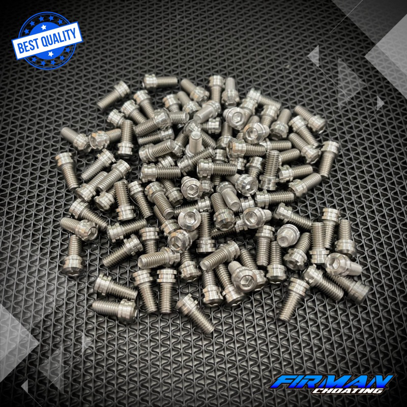 BAUT CUSTOM PROBOLT M8x15 DRAT 12 1,5CM STENLIS ANTI KARAT (Harga/1biji)